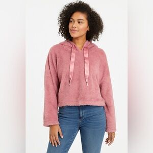 Adam Levine Collection Pink Fuzzy Hoodie – Size XL